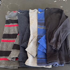 urban pipeline Black Waffle-Knit Thermal Top